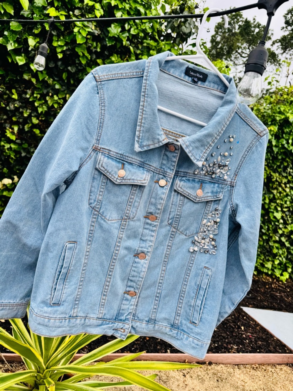 BR06 - 1/1 Denim Jacket “Now You Know” Hand Painted - Picture 4 of 6